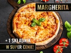 Margherita + 1 składnik w super cenie