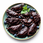 Pierogi czekoladowe z borówka i twarogiem Elbląg