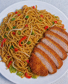 Seoul makaron z kotletem schabowym Elbląg