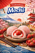 Japońskie mochi (truskawkowe) Elbląg